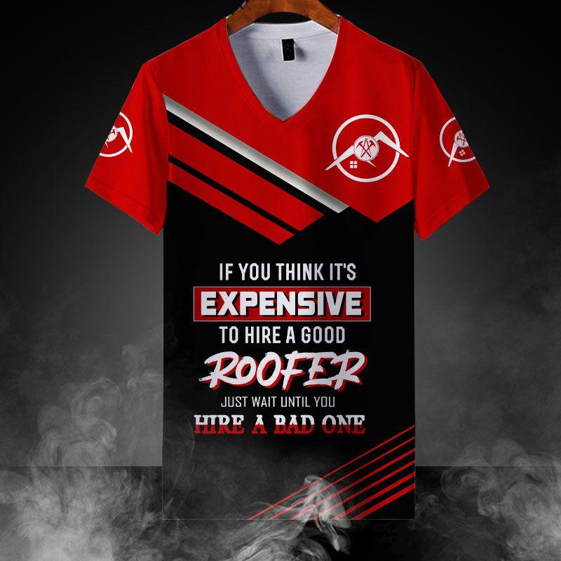 The Roofer Man 3D All Over Printed Shirts For Men