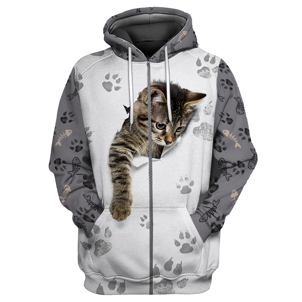 Baby Cat  3D All Over Printed shirt & short for men and women PL