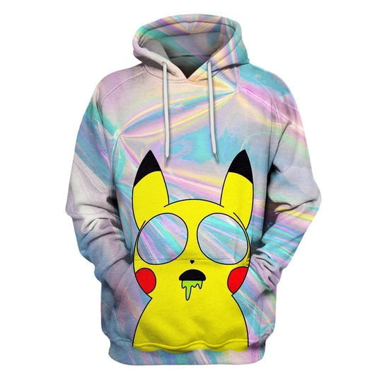3D All Over Print Hologram-Pika-Men Shirt-Apparel-6teenth World-Hoodie-S-Vibe Cosy™