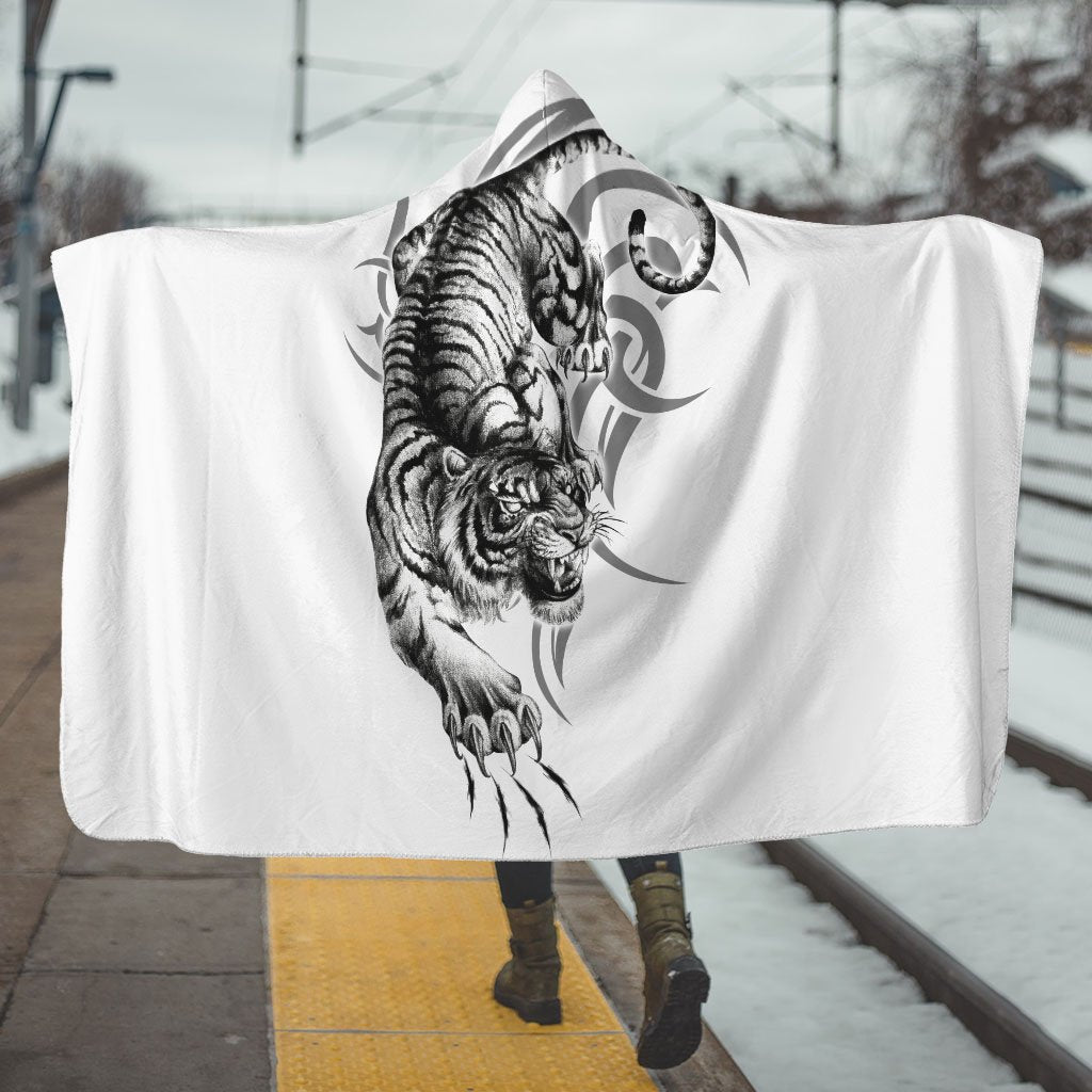 White Tiger 3D All Over Printed Shirt Blanket