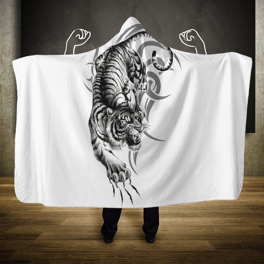 White Tiger 3D All Over Printed Shirt Blanket