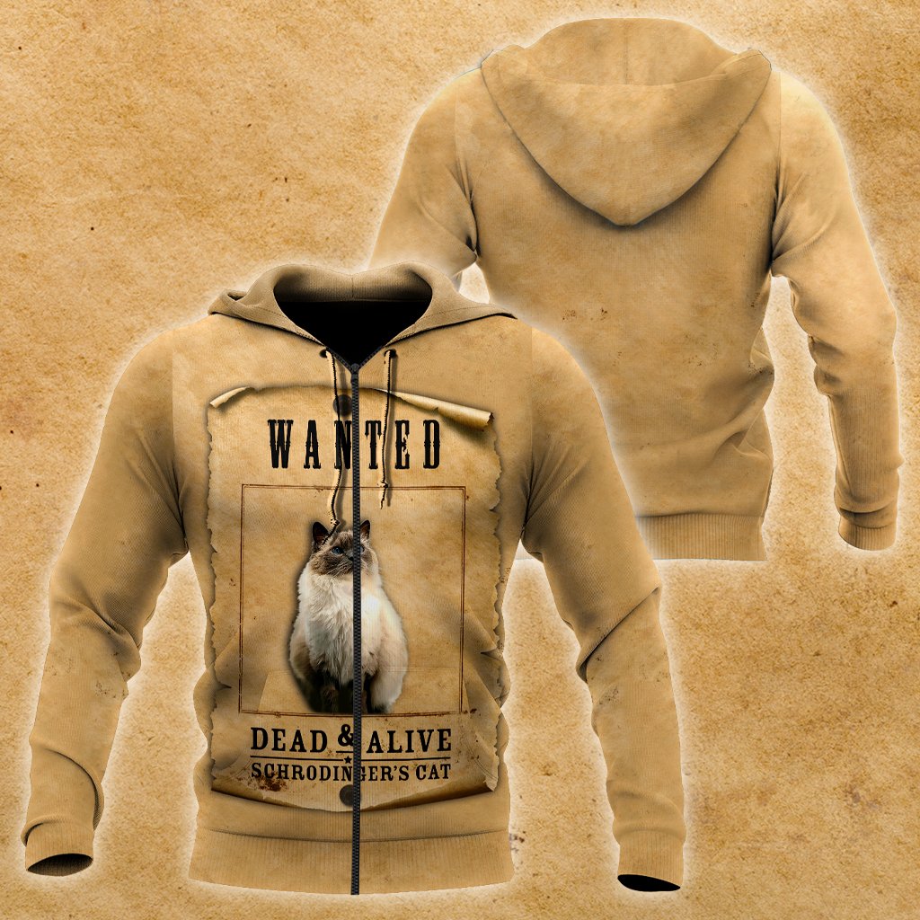 Ragdoll Schrödinger's cat 3D All Over Printed Shirts For Men and Women