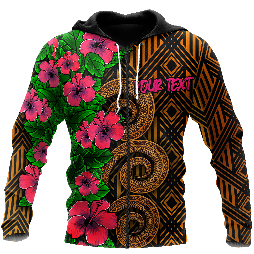 Amazing Polynesian Tribal Pattern Customize 3D All Over Printed Unisex Hoodie