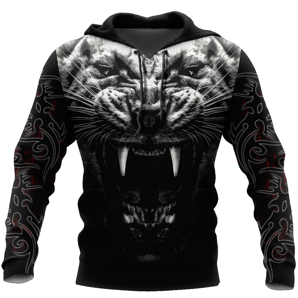Tattoo White Tiger  3D All Over Printed Unisex Shirts