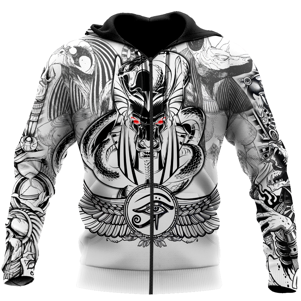 3D Tattoo Ancient Egypt Over Printed Shirt for Men and Women TP