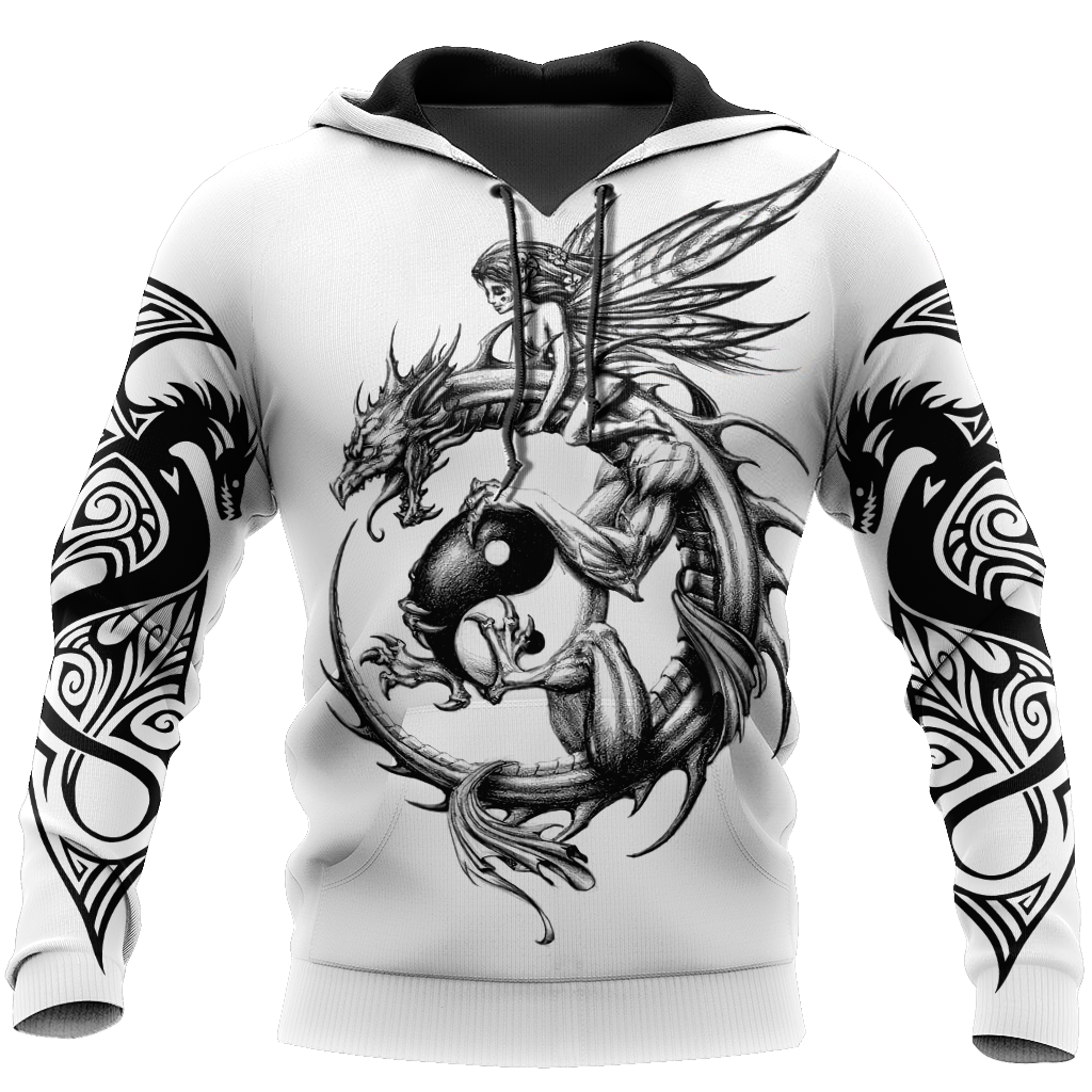 Tattoo and Dungeon Dragon Hoodie T Shirt For Men and Women HAC250504-NM-Apparel-NM-Hoodie-S-Vibe Cosy™