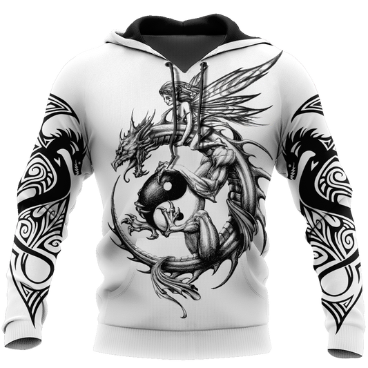 Tattoo and Dungeon Dragon Hoodie T Shirt For Men and Women HAC250504-NM-Apparel-NM-Hoodie-S-Vibe Cosy™