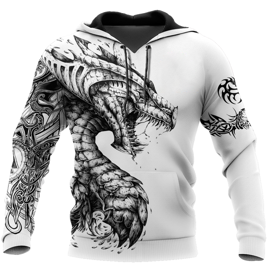 Tattoo and Dungeon Dragon Hoodie T Shirt For Men and Women HAC250502-NM - Amaze Style™-Apparel