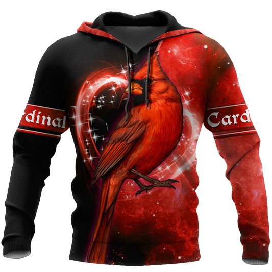 Cardinal Birds Red Color shirts dress shorts for men and women