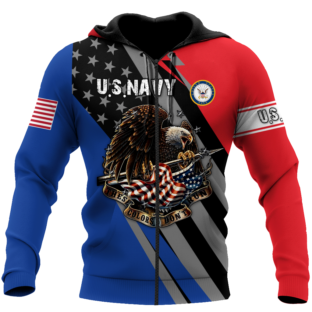 US Navy 3D All Over Printed Shirts For Men and Women TA091420051S