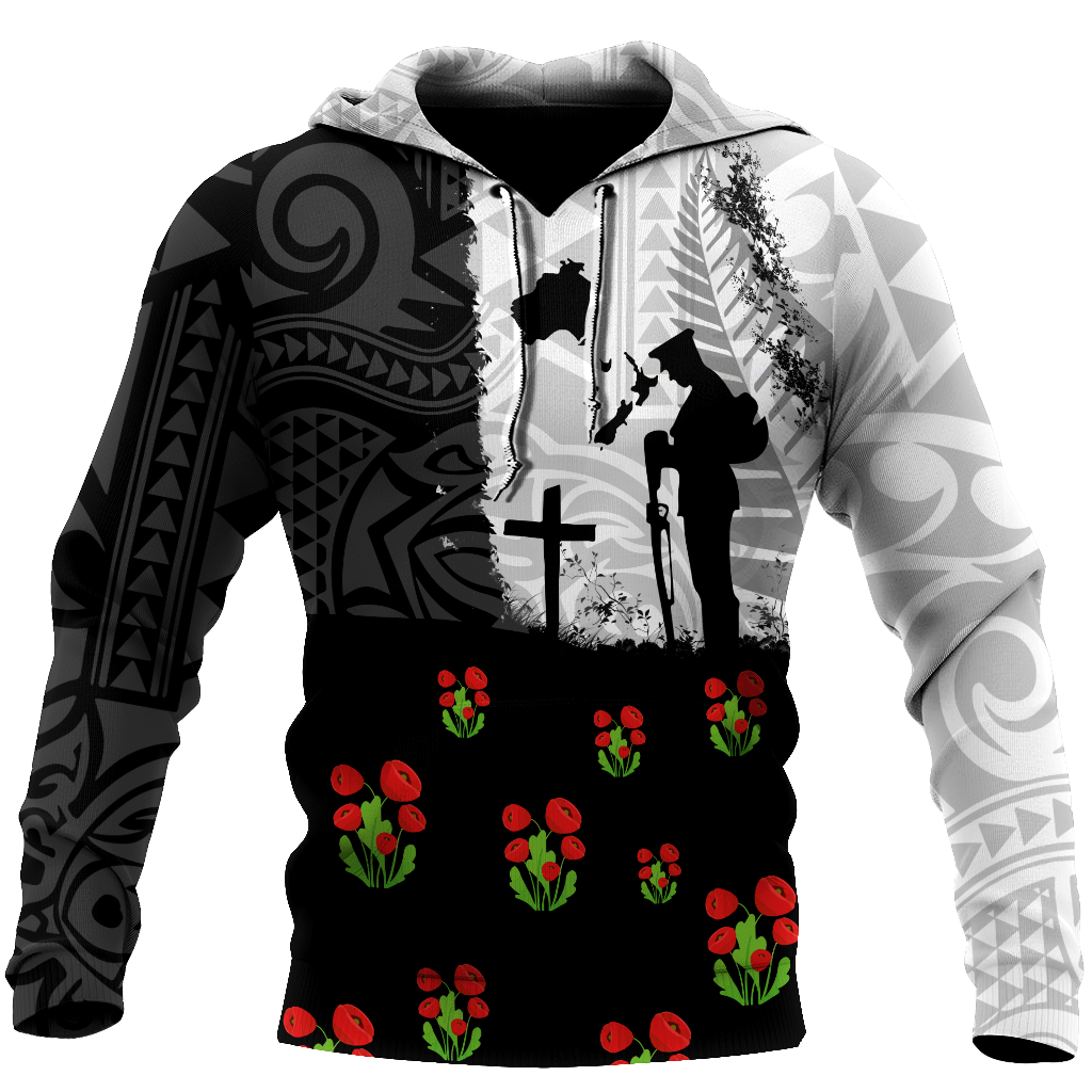 Anzac day new zealand australia lest we forget 3d all over printed shirt and short for man and women
