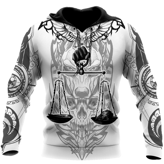 Ancient Egypt Anubis God All 3D Over Printed Unisex Hoodie ML