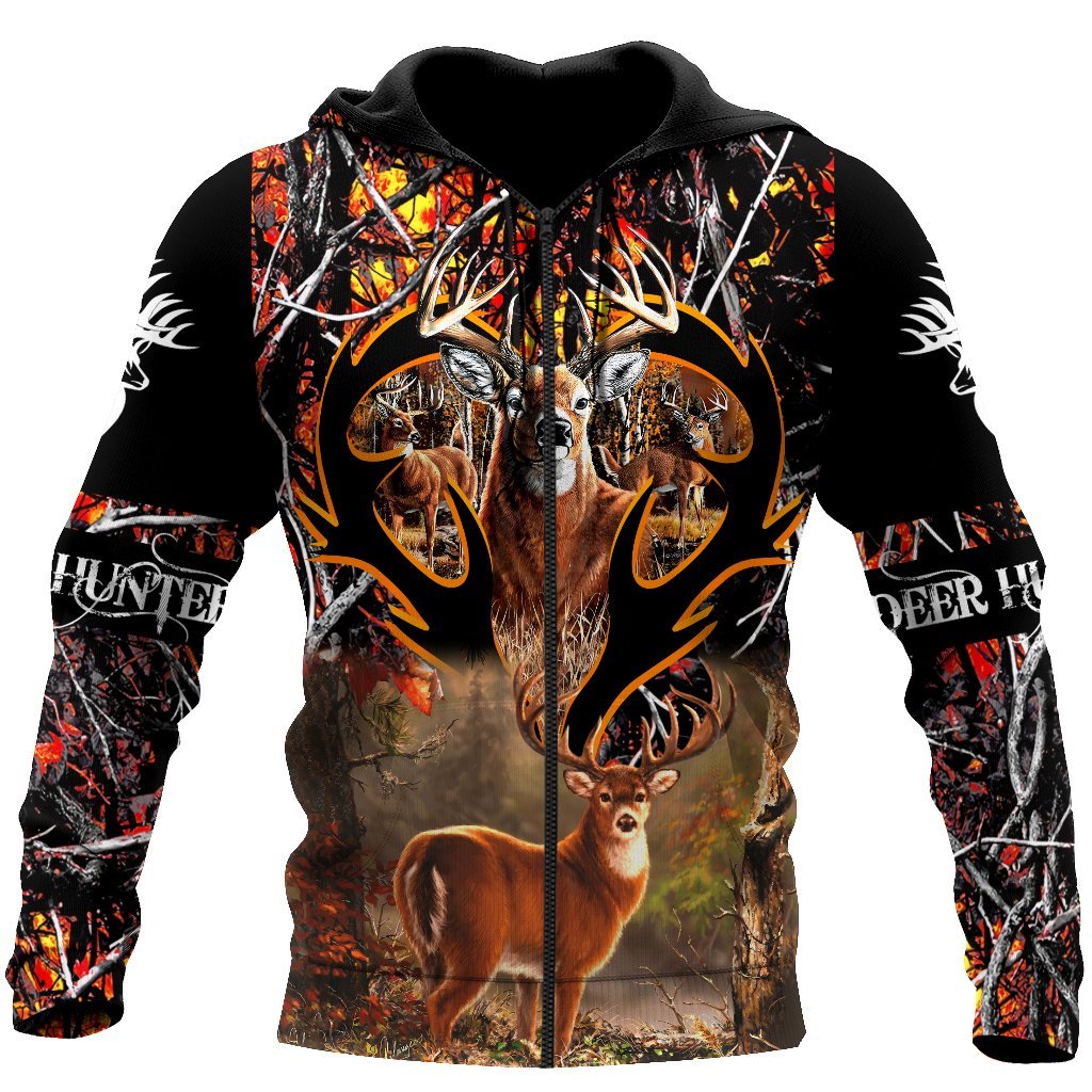 Amazing Deer Hunting 3D All Over Printed Shirts For Men MH2808203-LAM