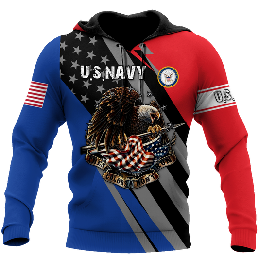 US Navy 3D All Over Printed Shirts For Men and Women TA091420051S