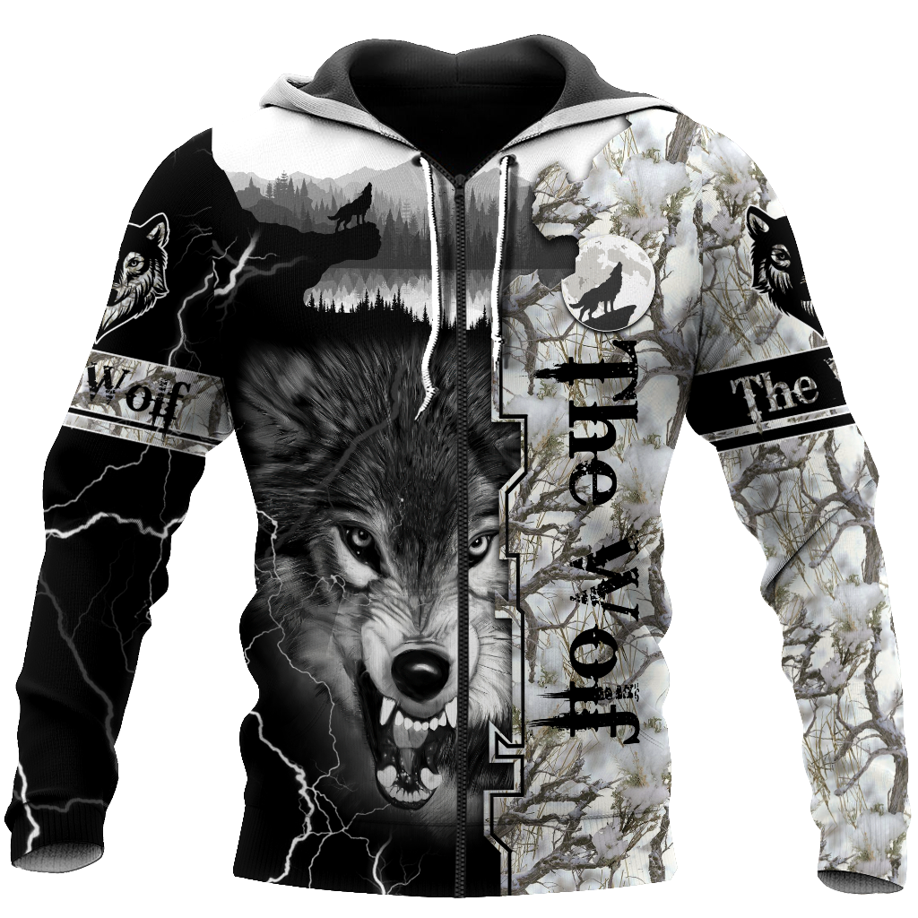 Wolf 3D All Over Printed Hoodie For Men and Women Pi03092001