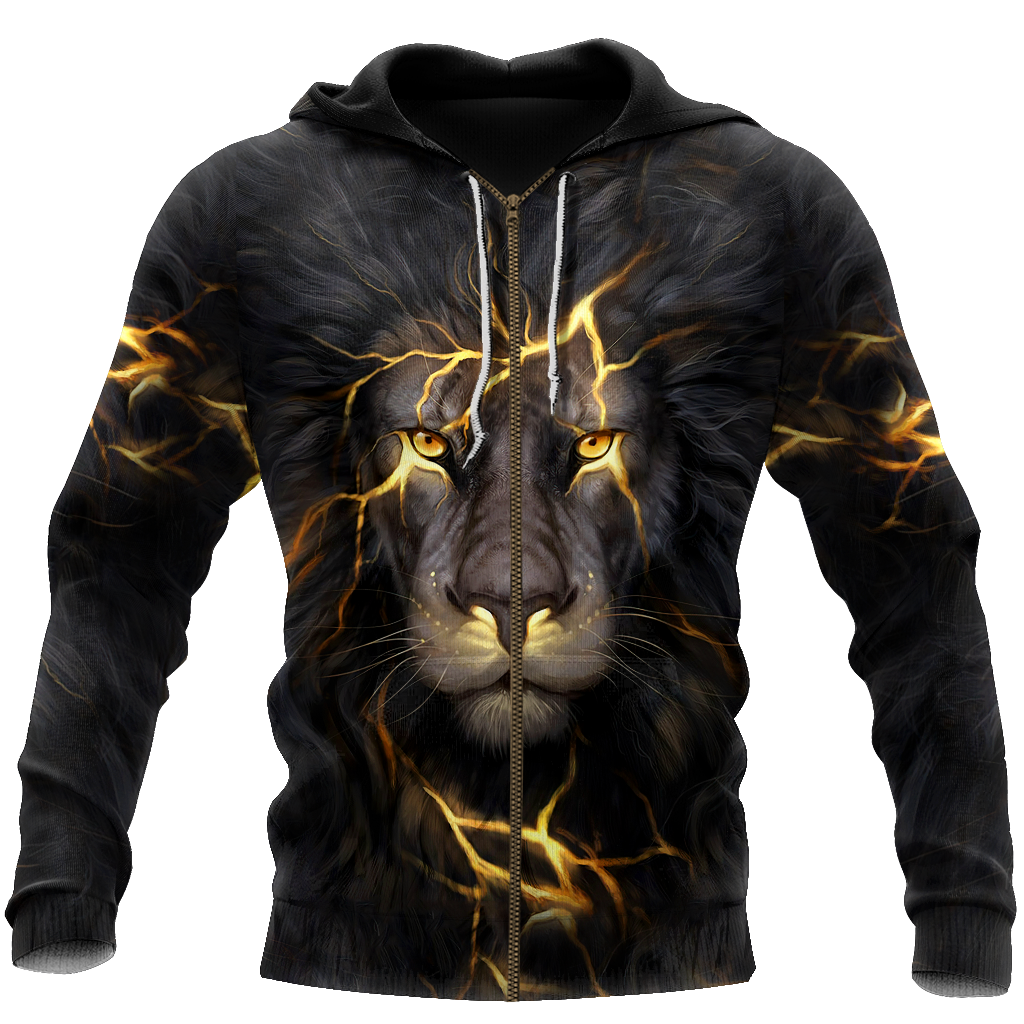 Black King-I Am Who I Am Christian Cross 3D All Over Printed Shirts For Men and Women Pi11062002