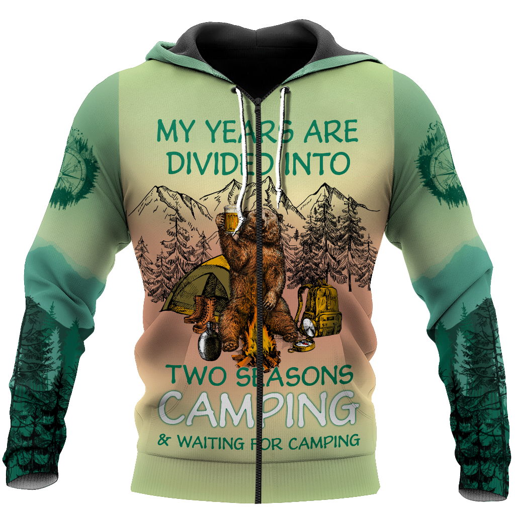 Beautiful All Over Printed Camping Hoodie For Men And Women Pi01092003-MEI
