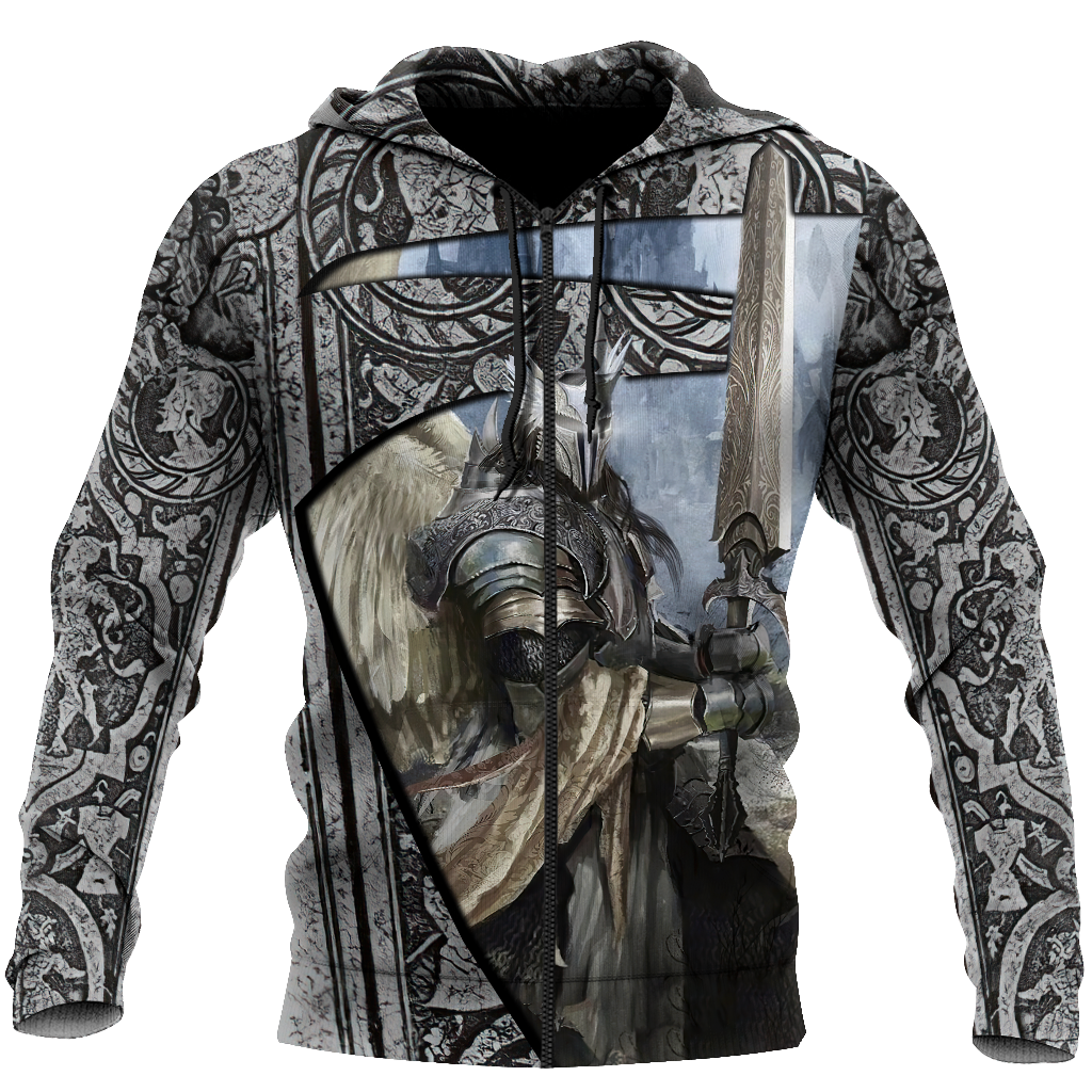 Stunning angel knight templar 3D all over printed for men and women HHT07092014