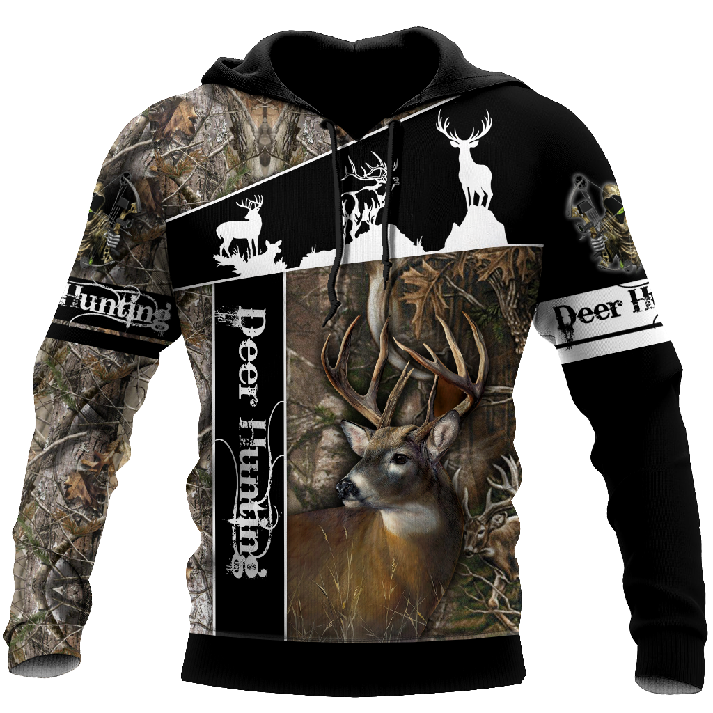 Version 3 Huntaholic - Deer Hunting 3D All Over Printed Shirts For Men And Woman