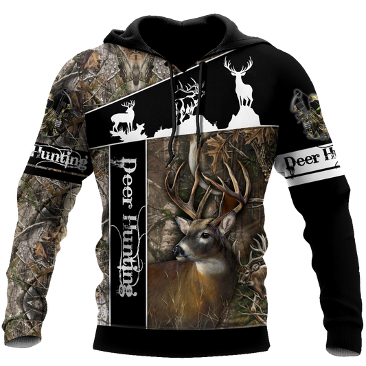 Version 3 Huntaholic - Deer Hunting 3D All Over Printed Shirts For Men And Woman