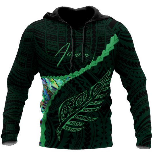 Aotearoa Tattoos New Zealand 3D Unisex Hoodie