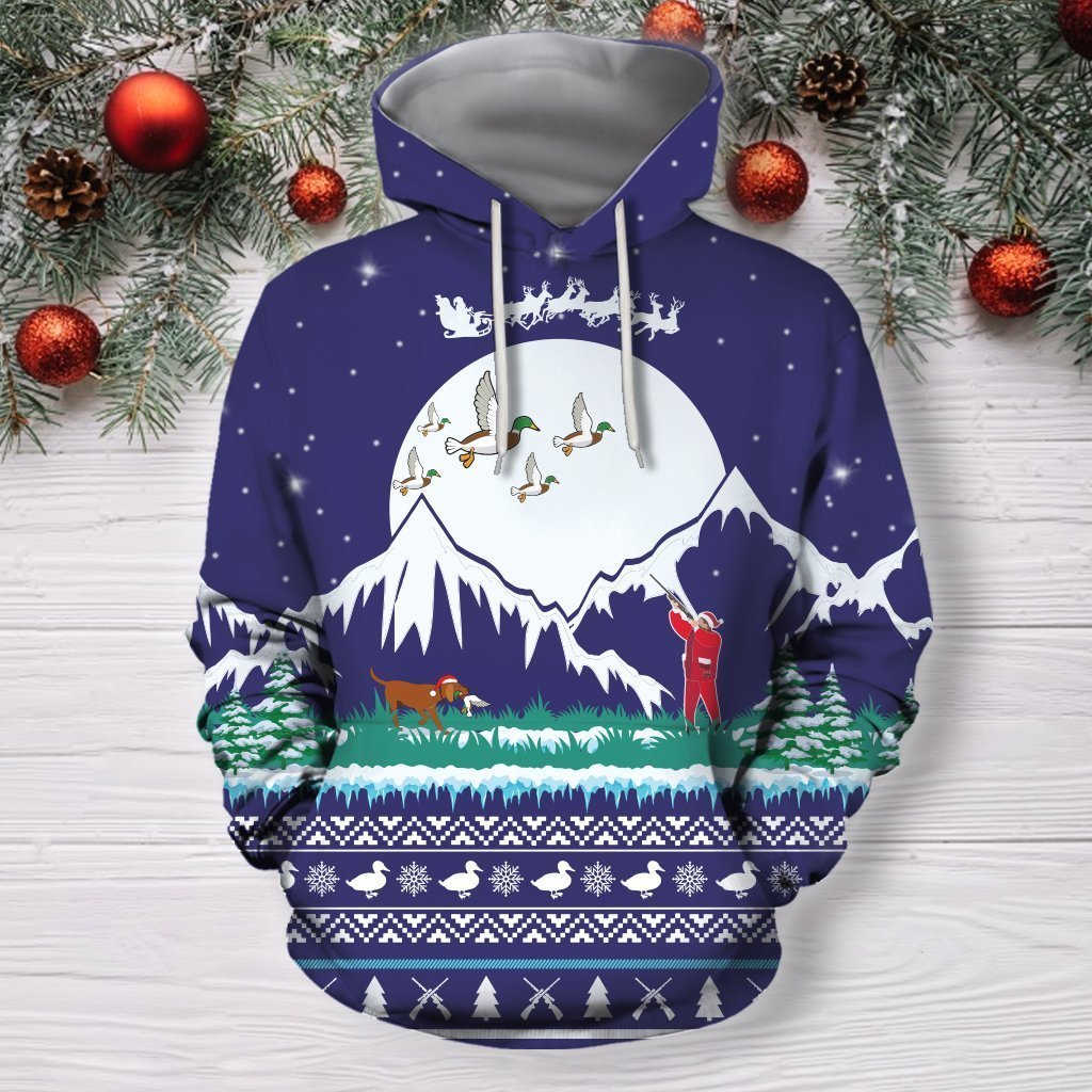 3D All Over Print Hunting Duck Hoodie - Amaze Style™-Apparel