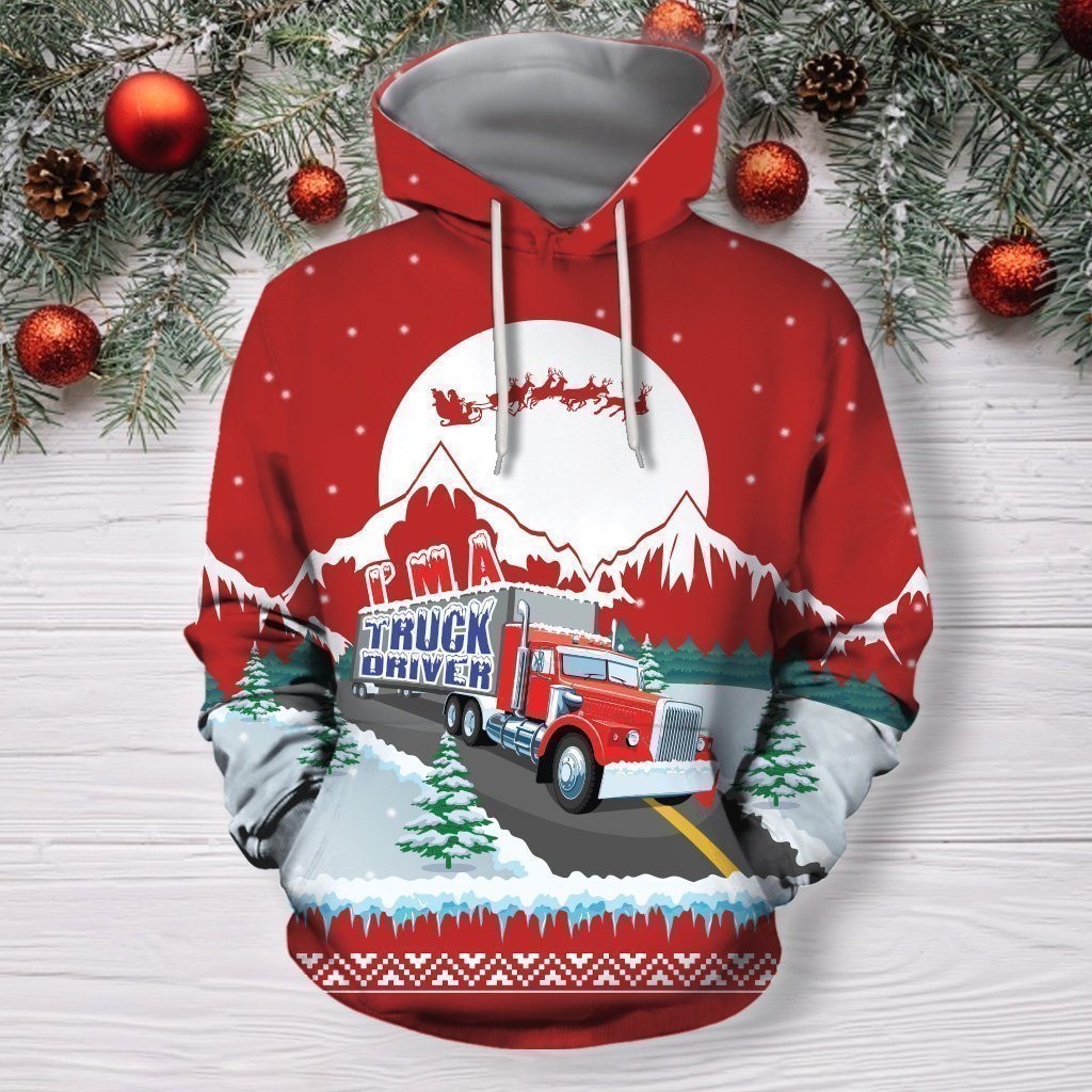 Truck XMAS Clothes-Apparel-6teenth World-Hoodie-S-Vibe Cosy™