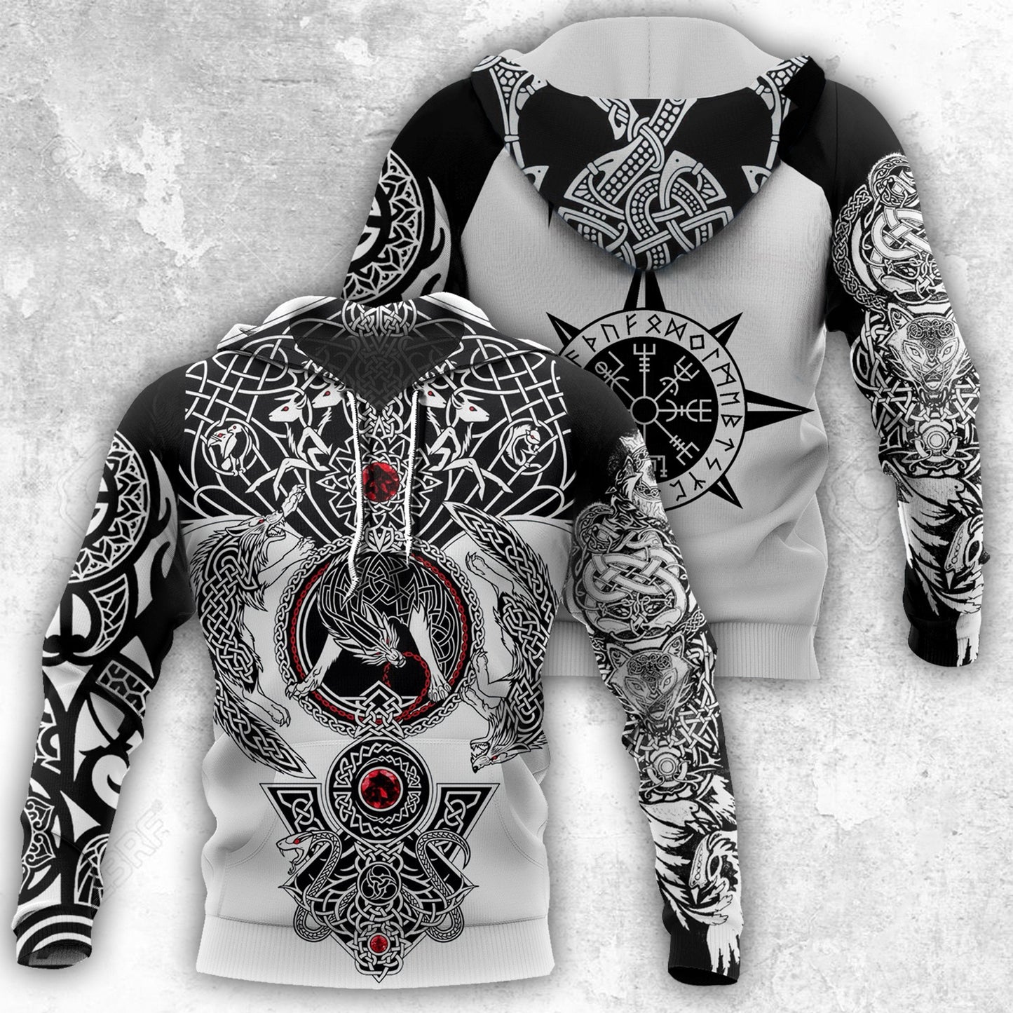 All Over Printed Viking Tattoo Shirts - Amaze Style™-Apparel