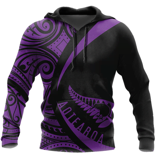 Aotearoa Maori Hoodie - Circle Style HC3001 - Amaze Style™-Apparel