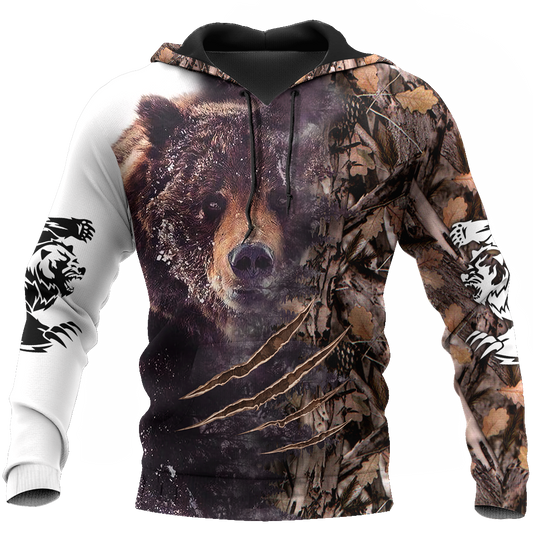 BEAR HUNTING CAMO 3D ALL OVER PRINTED SHIRTS FOR MEN AND WOMEN Pi071202 PL - Amaze Style™-Apparel