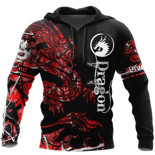3D Armor Tattoo and Dungeon Dragon Hoodie TShirt for Men and Women AZ081103 - Amaze Style™-Apparel