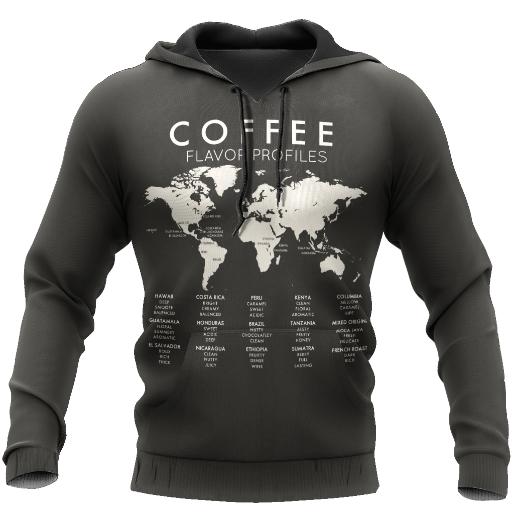 Beautiful Maps Coffee World 3D All Over Printed Differences Between Types Of World Coffee Shirts and Shorts Pi271102 PL - Amaze Style™-Apparel
