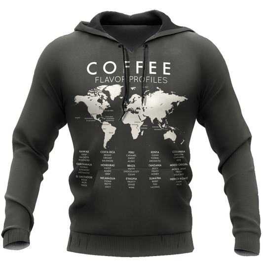 Beautiful Maps Coffee World 3D All Over Printed Differences Between Types Of World Coffee Shirts and Shorts Pi271102 PL - Amaze Style™-Apparel