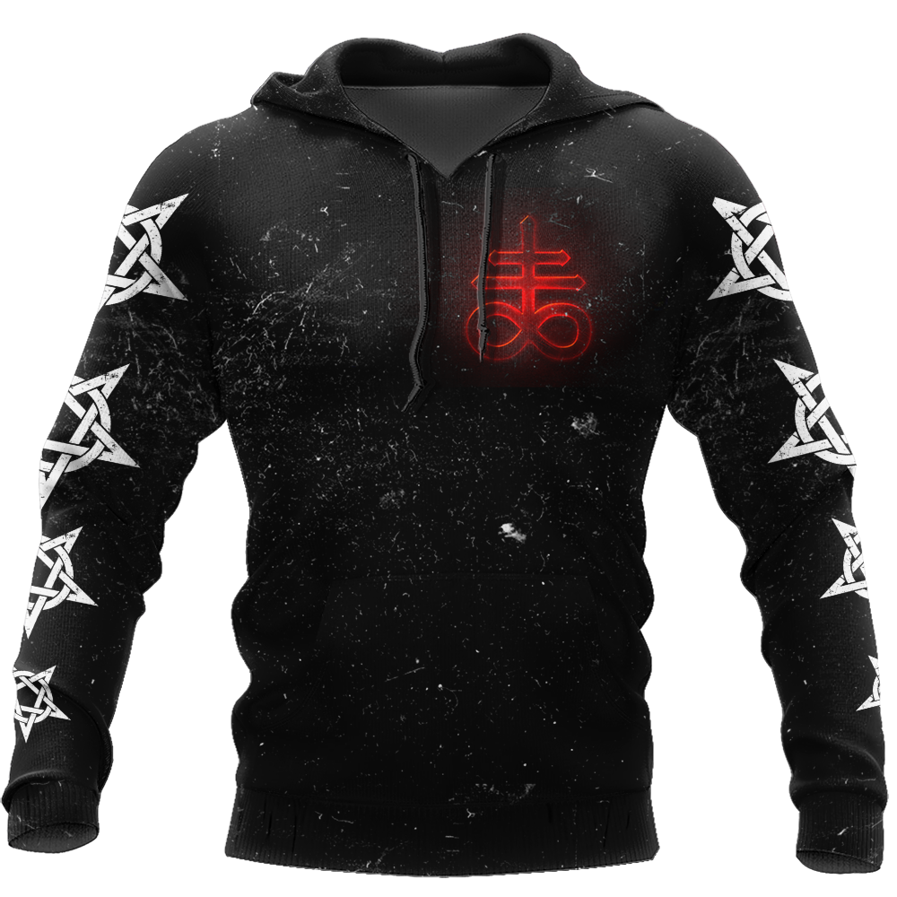The Satanic Baphomet 3D  All Over Printed Hoodie MP853 - Amaze Style™-Apparel