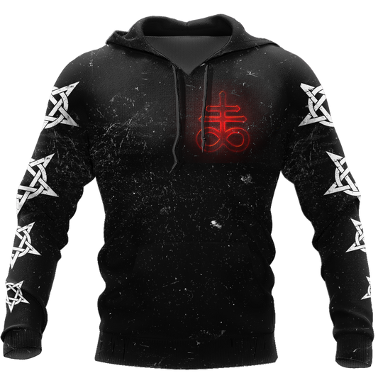 The Satanic Baphomet 3D  All Over Printed Hoodie MP853 - Amaze Style™-Apparel