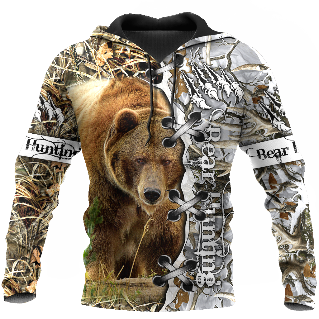 BEAR HUNTING CAMO 3D ALL OVER PRINTED SHIRTS FOR MEN AND WOMEN Pi061202 PL - Amaze Style™-Apparel