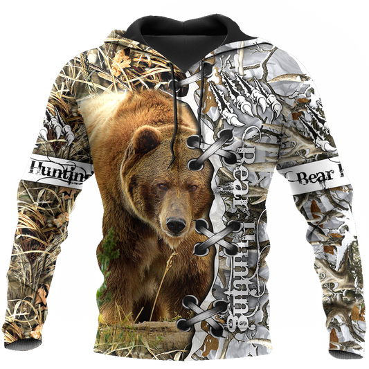 BEAR HUNTING CAMO 3D ALL OVER PRINTED SHIRTS FOR MEN AND WOMEN Pi061202 PL - Amaze Style™-Apparel