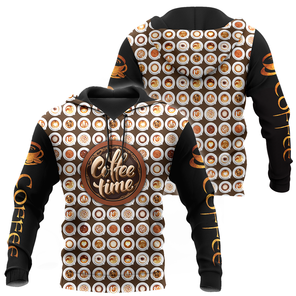 Time's Coffee 3D All Over Printed Differences Between Types Of Italian Coffee Shirts and Shorts Pi271103 PL - Amaze Style™-Apparel