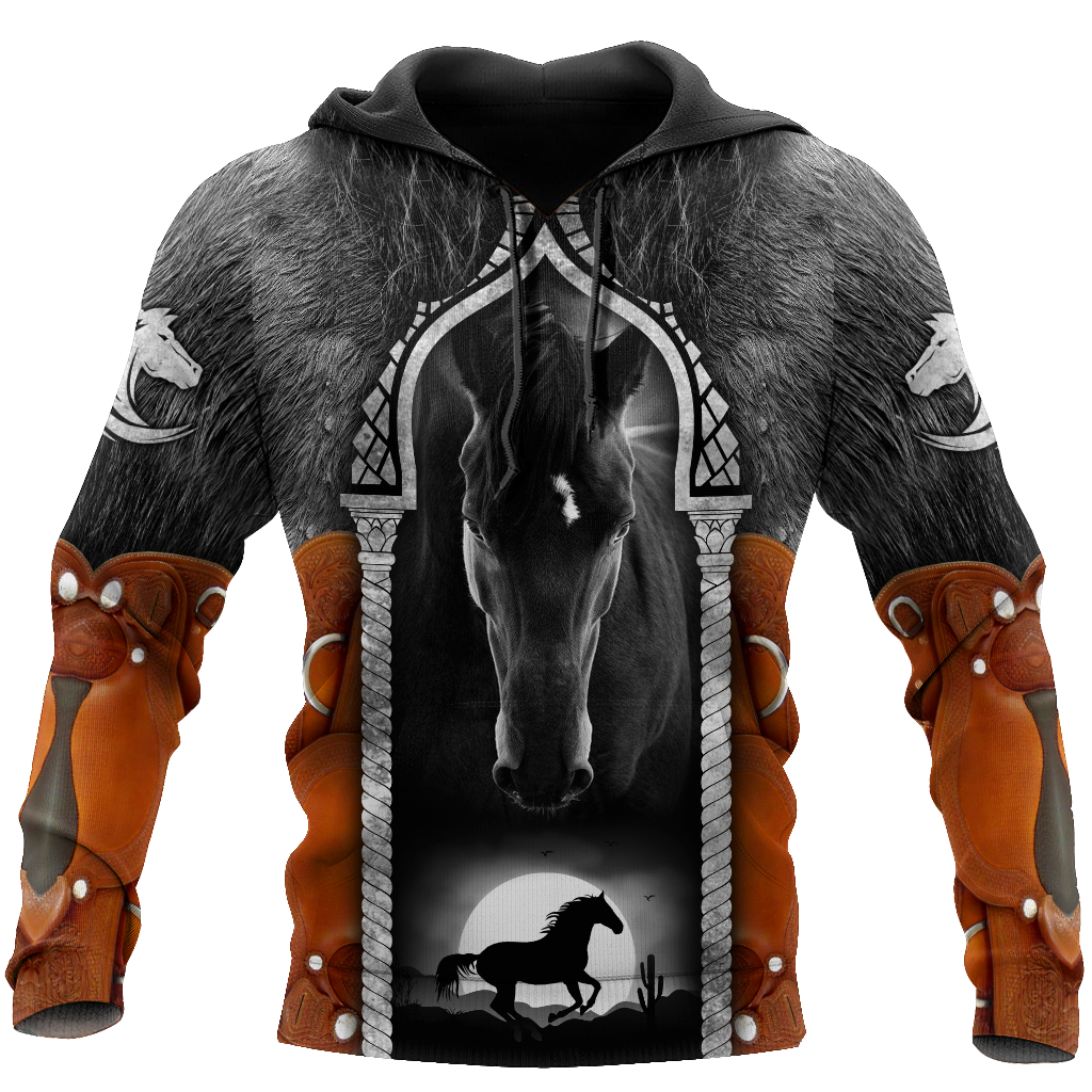 Beautiful Horse 3D All Over Printed shirt for Men and Women Pi080101-Apparel-MP-Hoodie-S-Vibe Cosy™