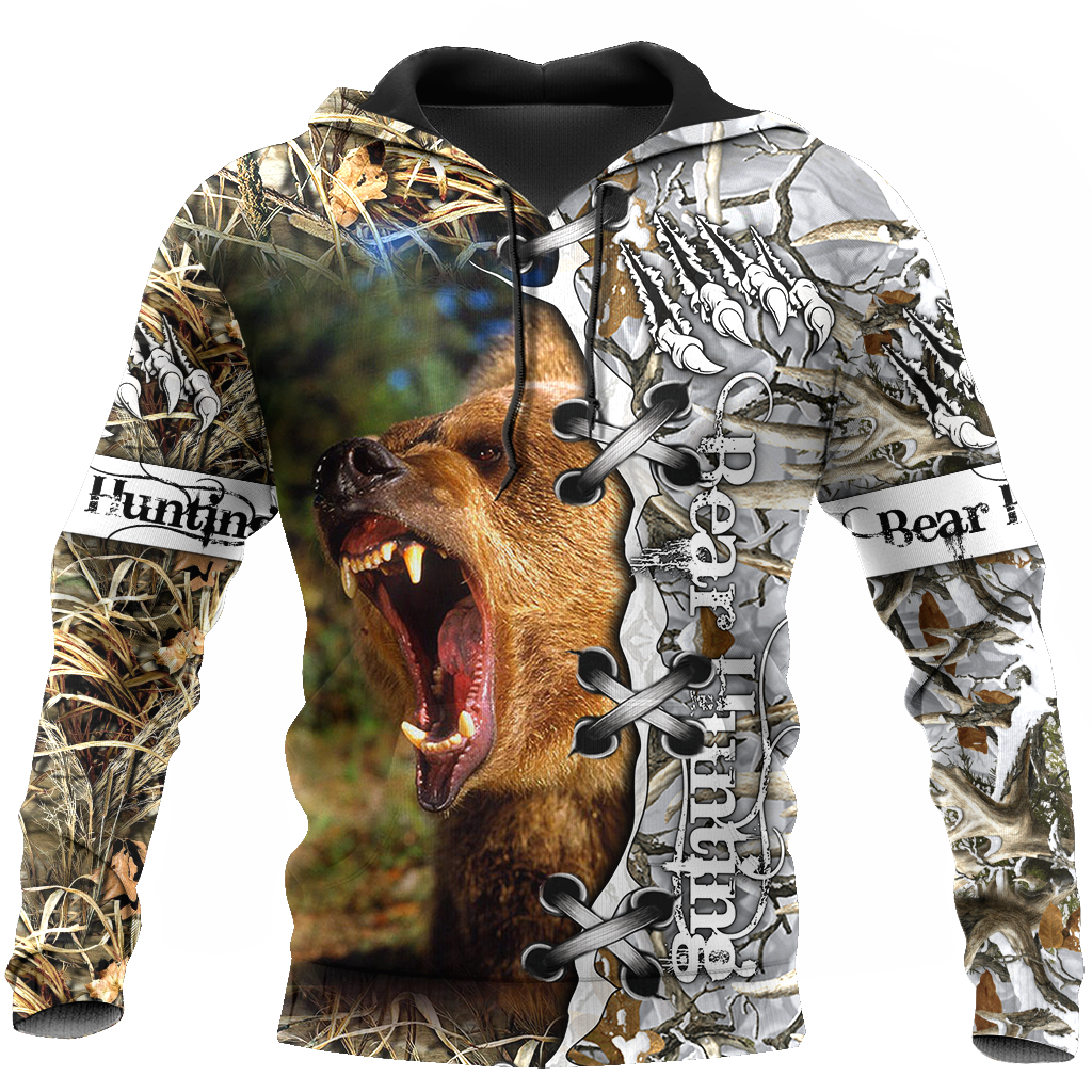 BEAR HUNTING CAMO 3D ALL OVER PRINTED SHIRTS FOR MEN AND WOMEN Pi061201 PL - Amaze Style™-Apparel