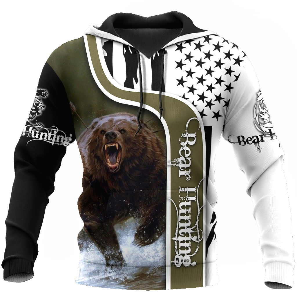BEAR HUNTING CAMO 3D ALL OVER PRINTED SHIRTS FOR MEN AND WOMEN Pi041202 PL - Amaze Style™-Apparel