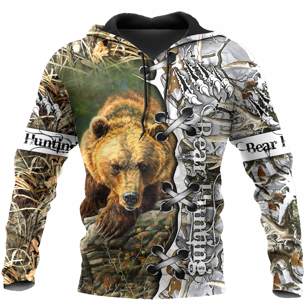 BEAR HUNTING CAMO 3D ALL OVER PRINTED SHIRTS FOR MEN AND WOMEN Pi061203 PL - Amaze Style™-Apparel