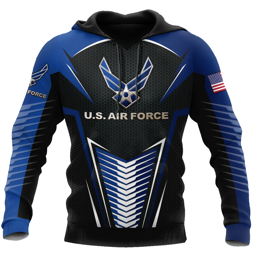 US AirForce skull 3d all over printed for man and women Pi270202 PL - Amaze Style™-Apparel