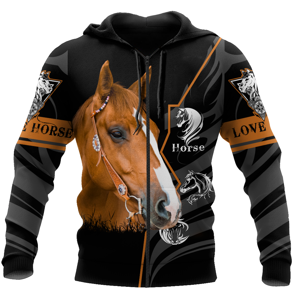 Beautiful Horse 3D All Over Printed shirt for Men and Women Pi040106 - Amaze Style™-Apparel