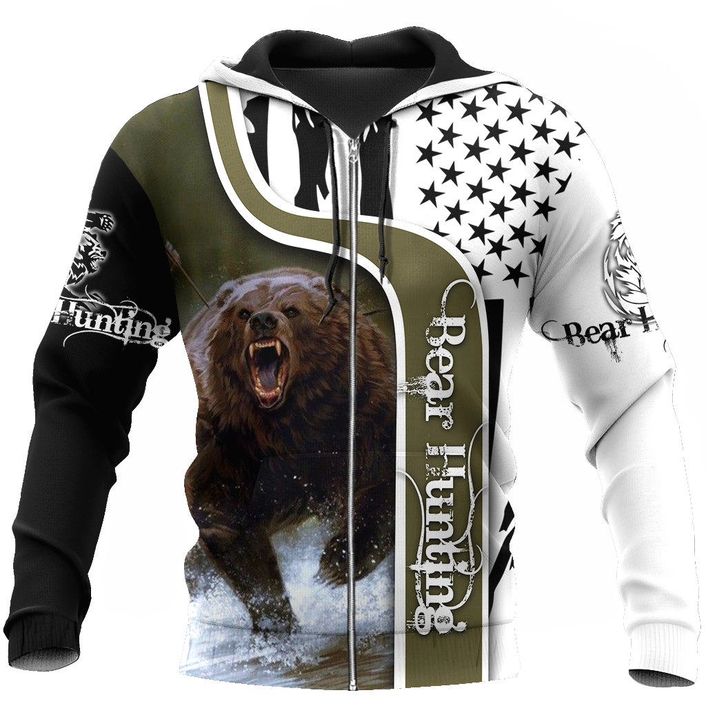 BEAR HUNTING CAMO 3D ALL OVER PRINTED SHIRTS FOR MEN AND WOMEN Pi041202 PL - Amaze Style™-Apparel