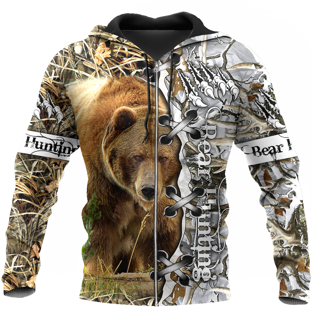 BEAR HUNTING CAMO 3D ALL OVER PRINTED SHIRTS FOR MEN AND WOMEN Pi061202 PL - Amaze Style™-Apparel