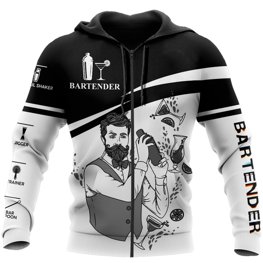 Bartender World 3D All Over Printed Differences Between Types Of World Coffee Shirts and Shorts Pi130101 PL - Amaze Style™-Apparel