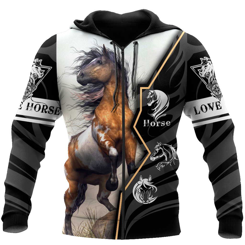 Beautiful Horse 3D All Over Printed shirt for Men and Women Pi040104 - Amaze Style™-Apparel