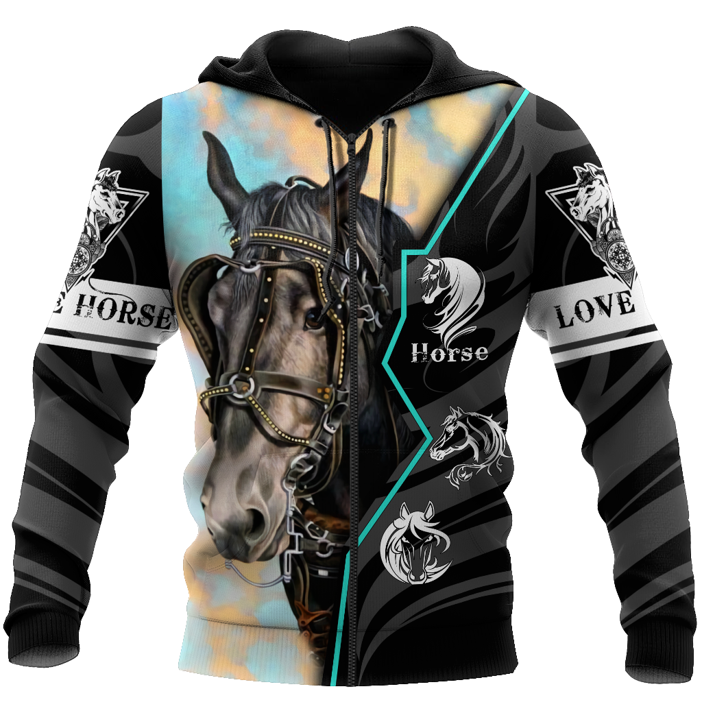 Beautiful Horse 3D All Over Printed shirt for Men and Women Pi040105 - Amaze Style™-Apparel