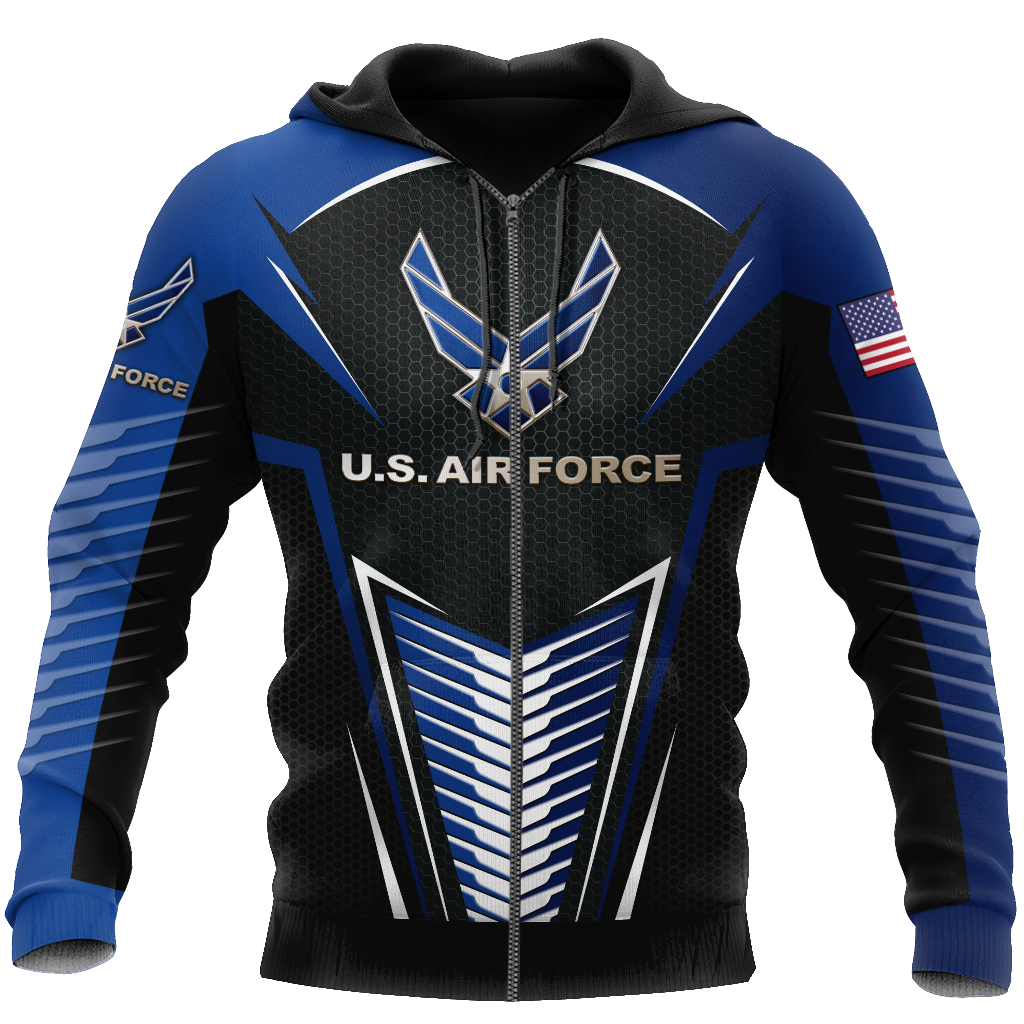 US AirForce skull 3d all over printed for man and women Pi270202 PL - Amaze Style™-Apparel